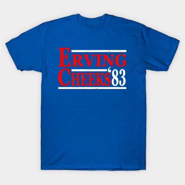 Erving Cheeks 83 Party Tee Shirt T-Shirt by generationtees